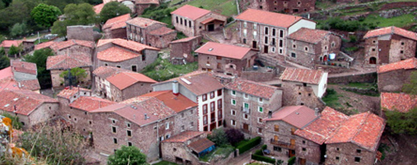 Vista general del pueblo de Viniegra de Arriba